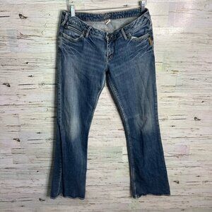 Silver Jeans Kyle Bootcut Denim Womens 30 Blue 5-Pocket Whisker Medium Wash